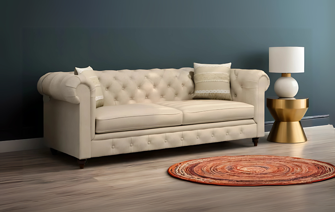Chesterfield 3 seater Fabric Sofa