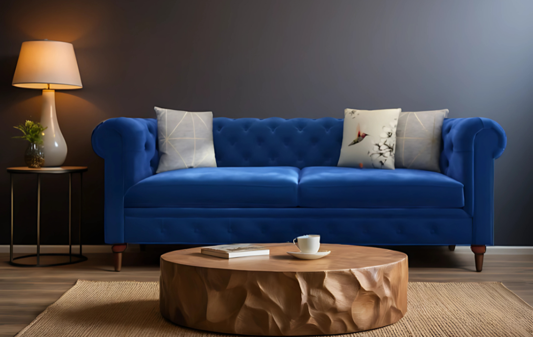 Chesterfield 3 seater Fabric Sofa