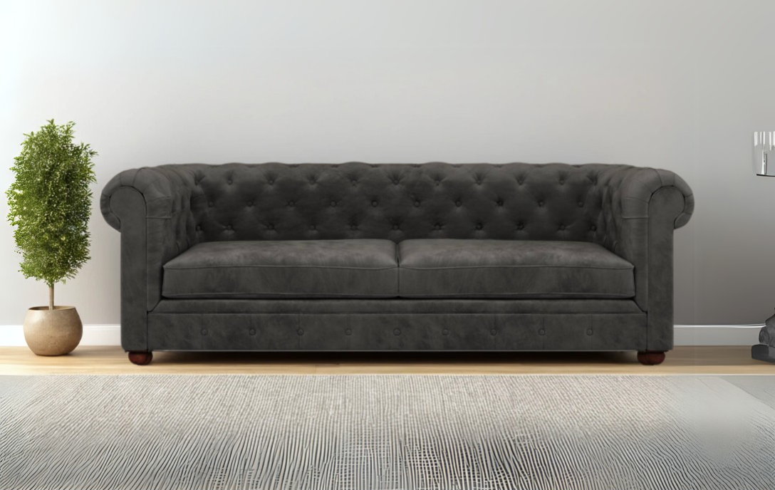 Chesterfield 3 seater Fabric Sofa