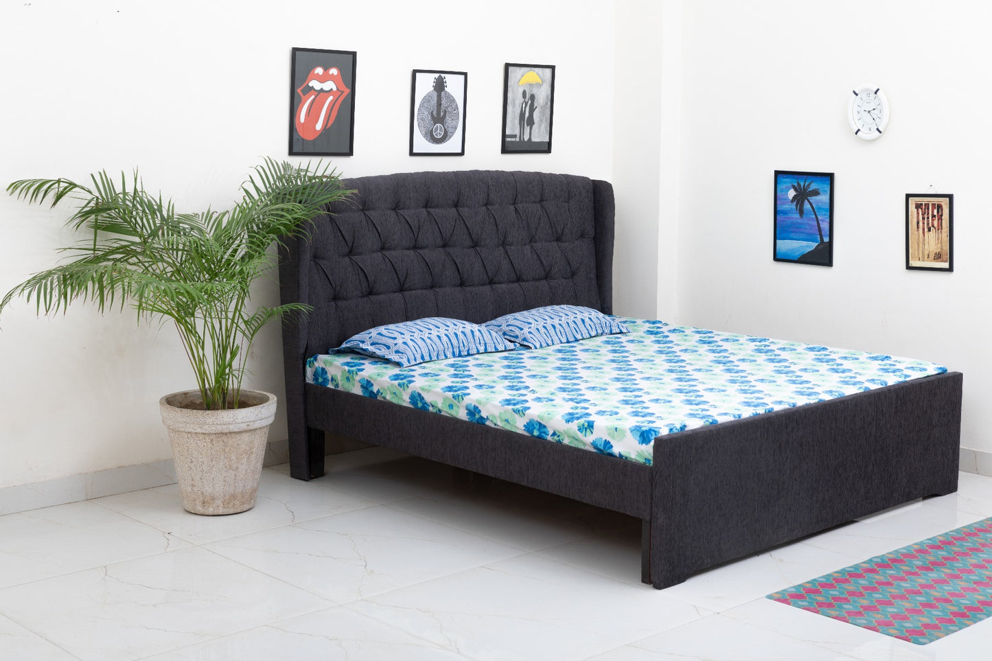 Tuft Double Bed