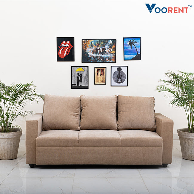 Killim Beige 5-Seater Sofa (3+1+1)
