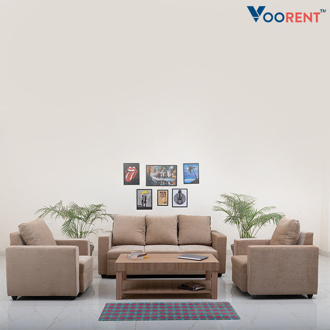 Killim Beige 5-Seater Sofa (3+1+1)