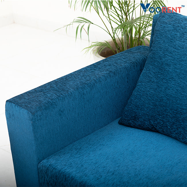 Sapphire Blue 5-Seater Sofa (3+1+1)