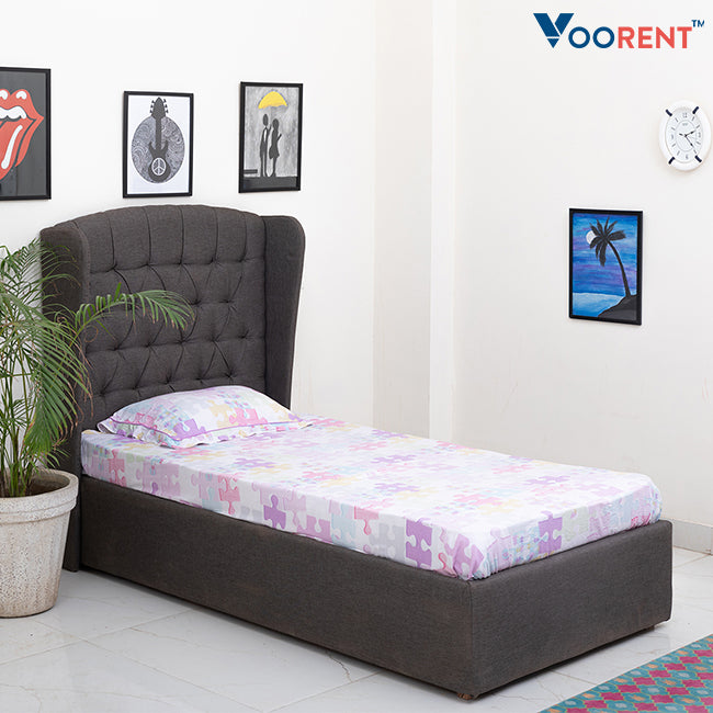 Tuft Single Storage Bed