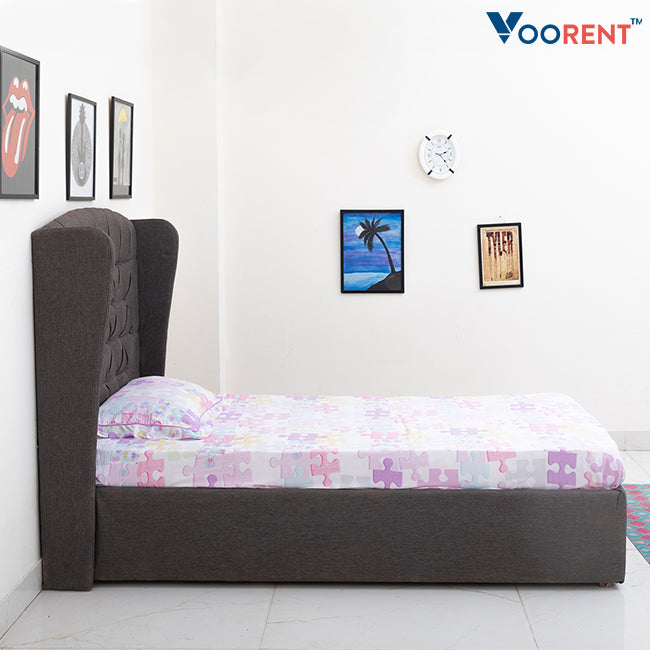Tuft Single Storage Bed