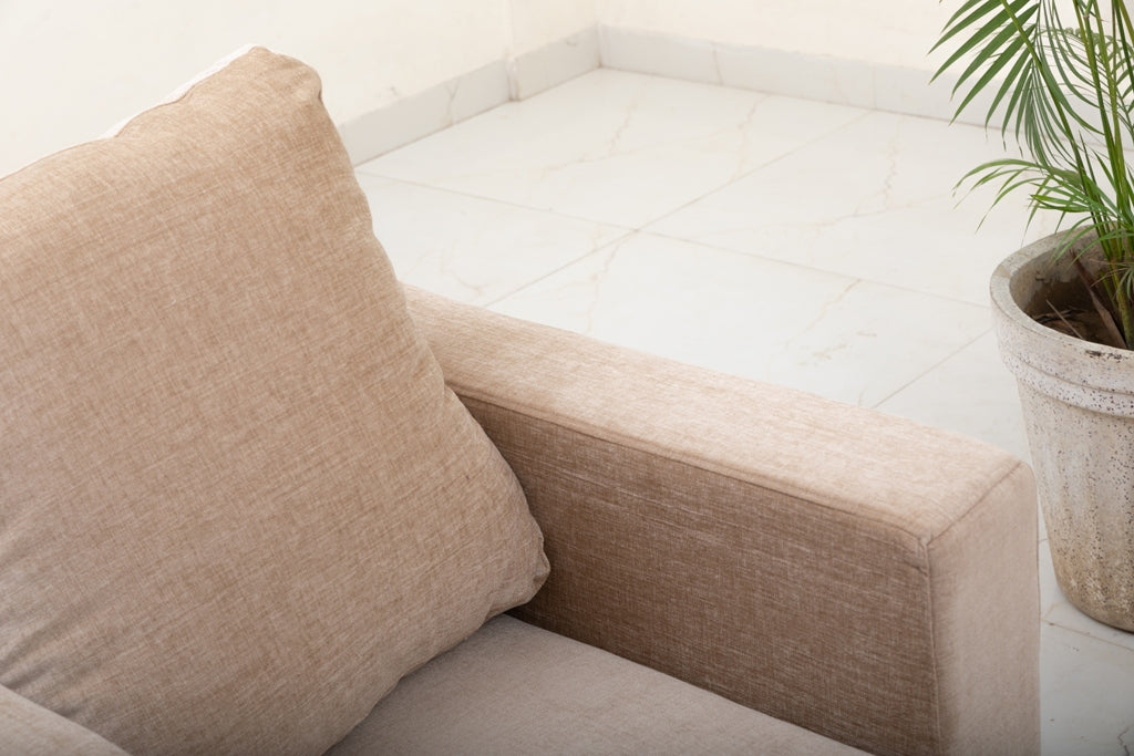 Killim Beige 3-Seater Sofa
