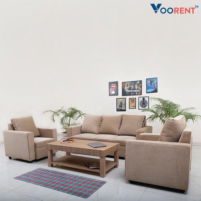 Killim Beige 5-Seater Sofa (3+1+1)