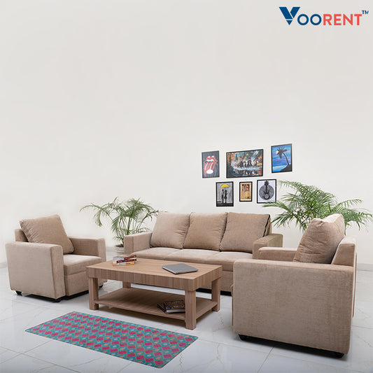 Killim Beige 5-Seater Sofa (3+1+1)