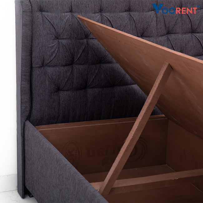 Tuft Double Storage Bed