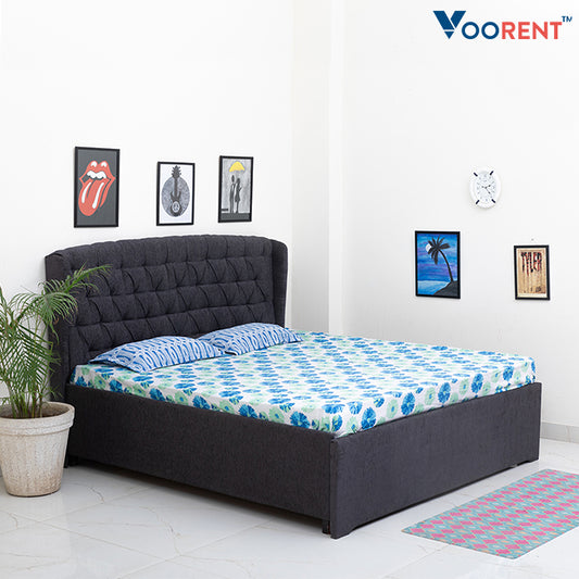 Tuft Double Storage Bed