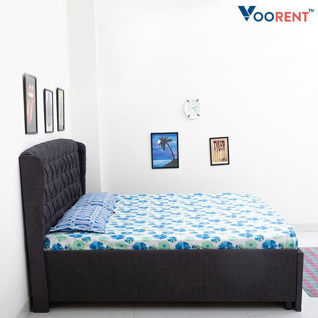 Tuft Double Storage Bed